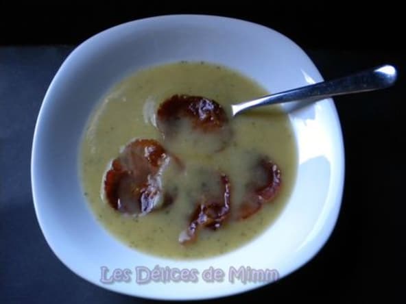 Crème de courgettes à la coppa