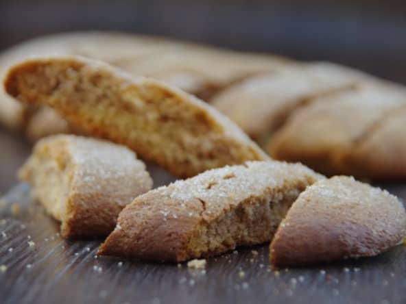 Biscuits croquants marbrés