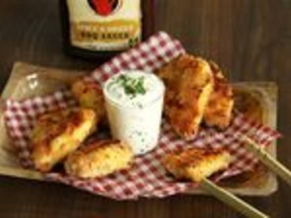 Filets de poulet croustillants