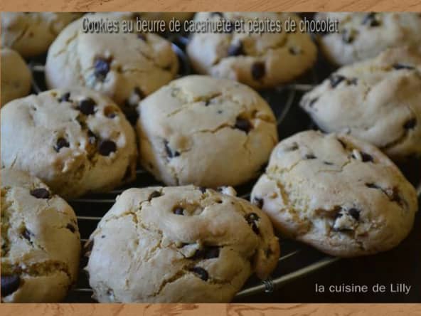 Cookies au beurre de cacahuète et pépites de chocolat