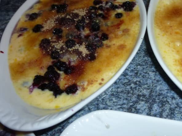 Gratin de de myrtilles