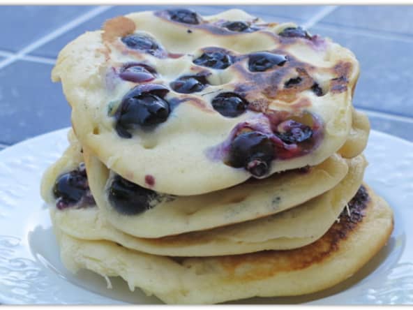 blueberry pancake