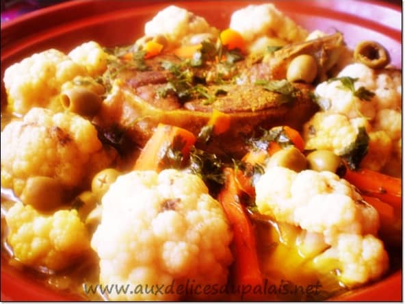 Tajine chou-fleur et carotte