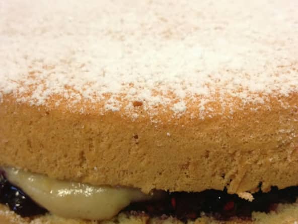 La génoise aux fruits rouges