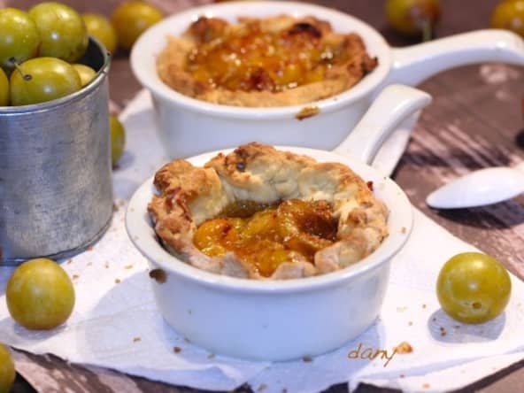 Tartelettes aux mirabelles flambées