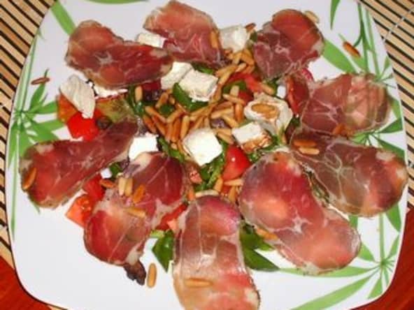 Salade "coppa-banana"