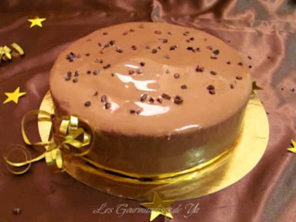Entremet chocolat - caramel beurre salé