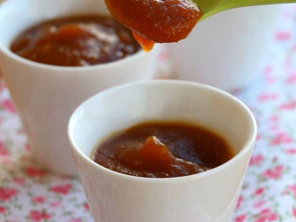 Compote de Golden au caramel beurre salé