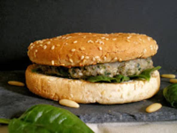 Burger végétarien aux saveurs italiennes