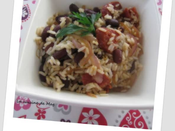 Riz façon chili sans viande