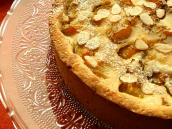 Tarte royale aux prunes et aux amandes