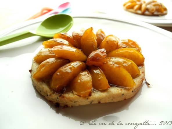 Sablés aux mirabelles et à la gelée de pomme