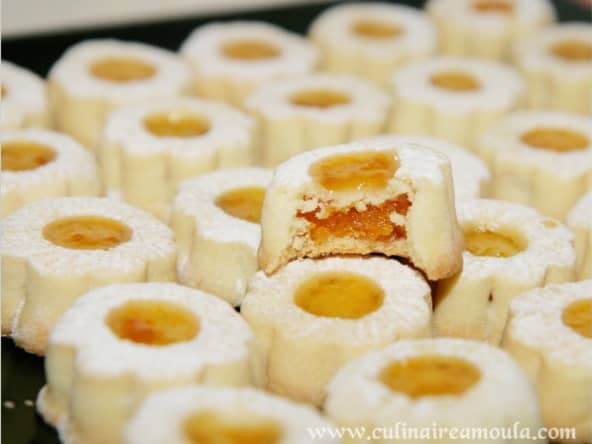 Biscuits aux abricots secs