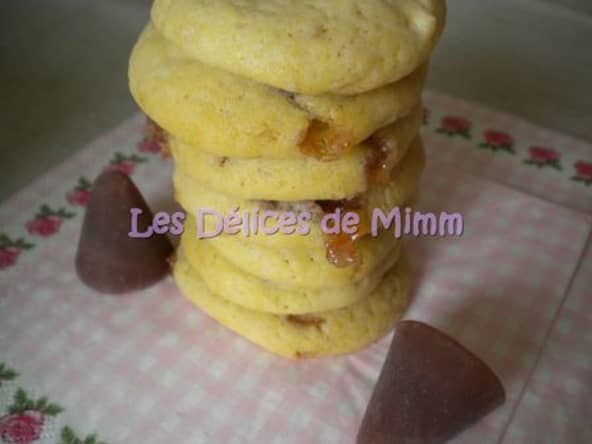 Cookies au chocolat blanc et aux bonbons cuberdons