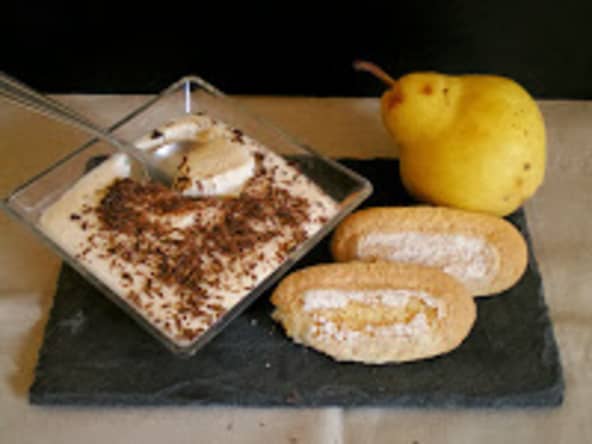 Mousse légère à la poire