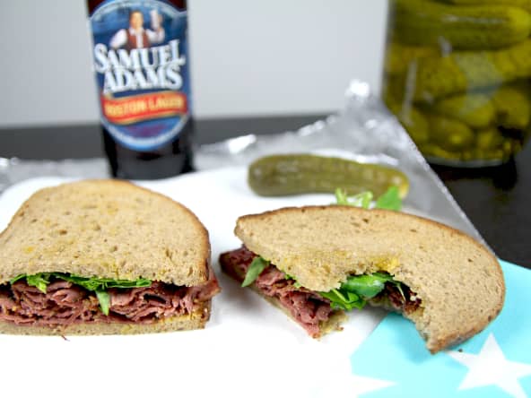 Sandwich au pastrami et cresson