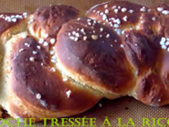 Brioche tressée à la ricotta