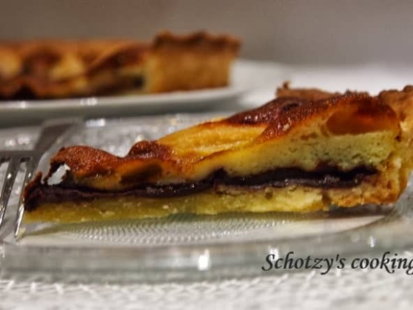 Tarte aux poires au chocolat