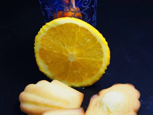 Madeleines zestes d'orange et fleur d'oranger