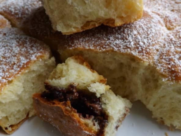 Brioche butchy à la pâte à tartiner Nutella