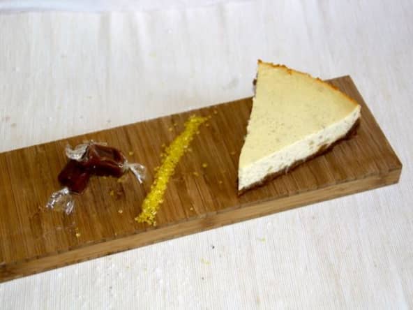 Cheesecake banane-caramel