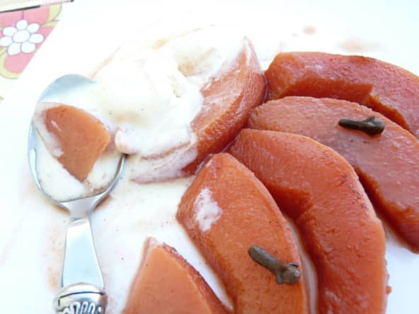 Coings au four aux épices