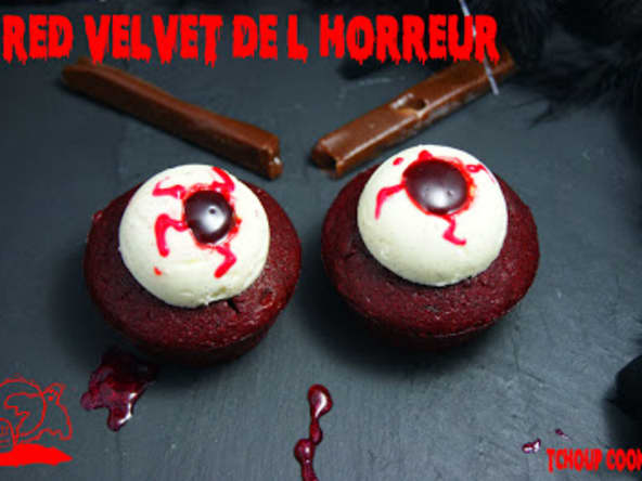 Cupcakes Red Velvet d'halloween