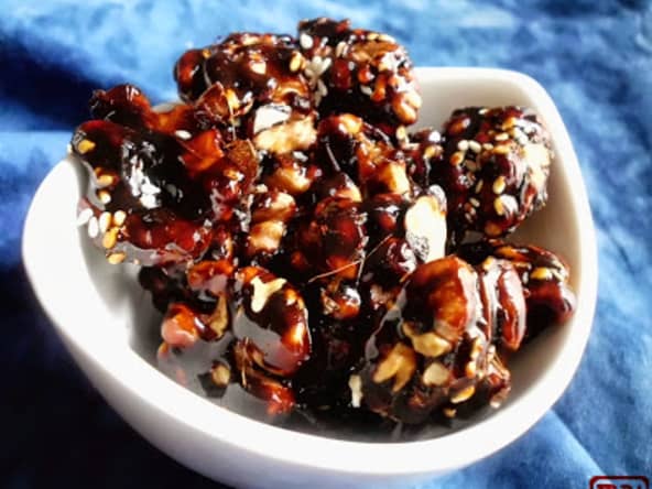 Noix ambrée caramélisées