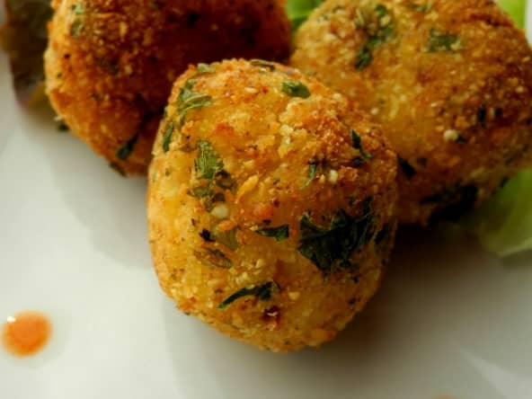 Cromesquis tomato-Tabasco