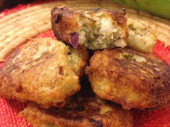 Les croquettes antillaises de bananes vertes