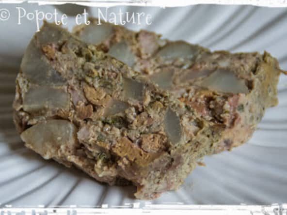 Terrine de foies de volaille aux topinambours