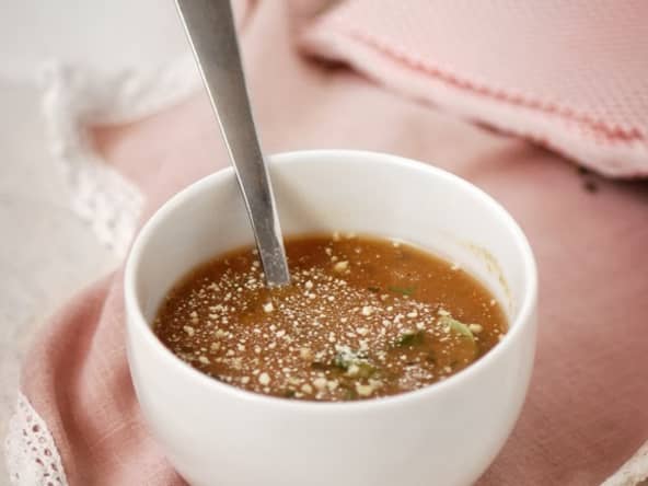 Soupe de courge aux lentilles