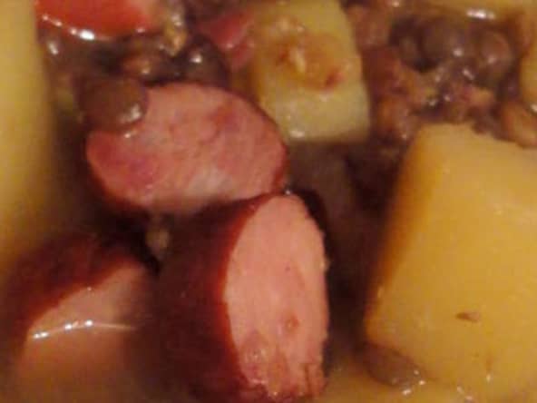 Ragoût de lentilles