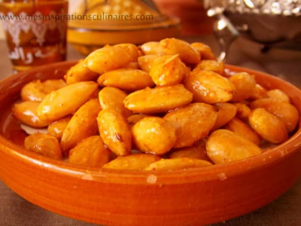 Amandes roties epicées