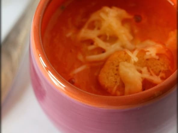 Velouté de tomates rôties