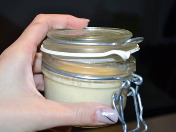 Petits pots de crème anglaise vanille et chocolat