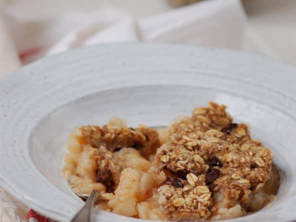 Croustade aux pommes sans sucre ajouté