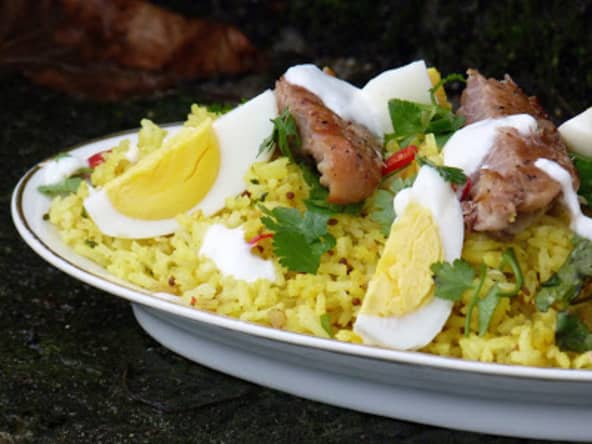 Kedgeree au maquereau fumé