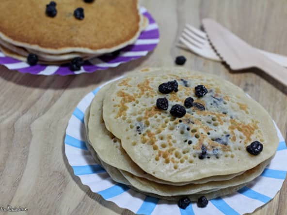 Pancakes aux myrtilles