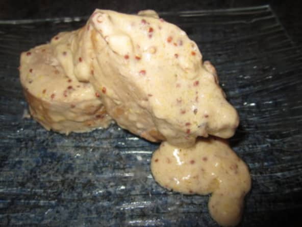 Filet mignon sauce moutarde crémée, à l'ancienne