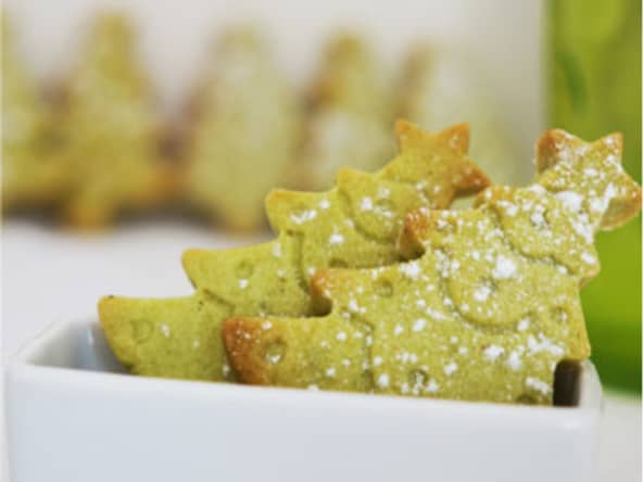 Sablés à la pistache