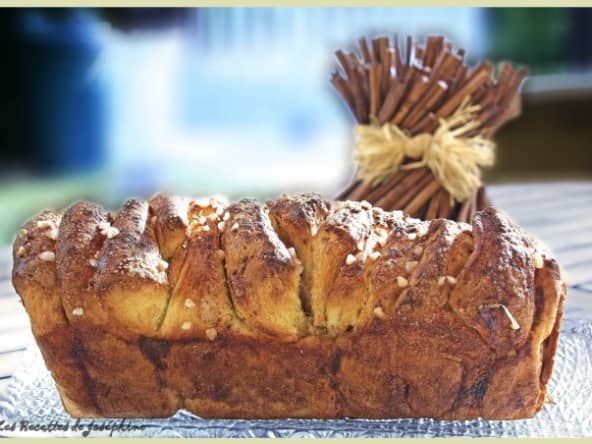 Brioche à éffeuiller au sucre et à la cannelle