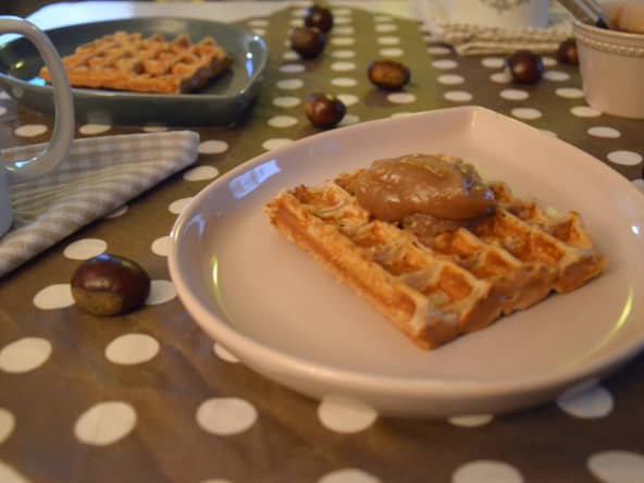 Gaufres à la farine de châtaignes