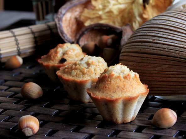 Financiers chocolat noisettes