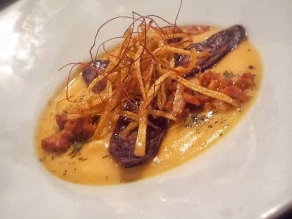 Crème de pommes-de-terre au chorizo