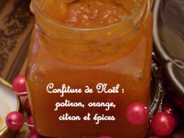 Confiture potiron, orange et touche de citron