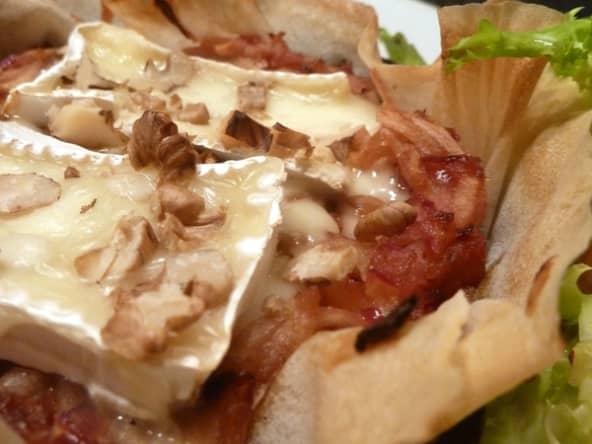 Brick au Camenbert et Oignons Rouge