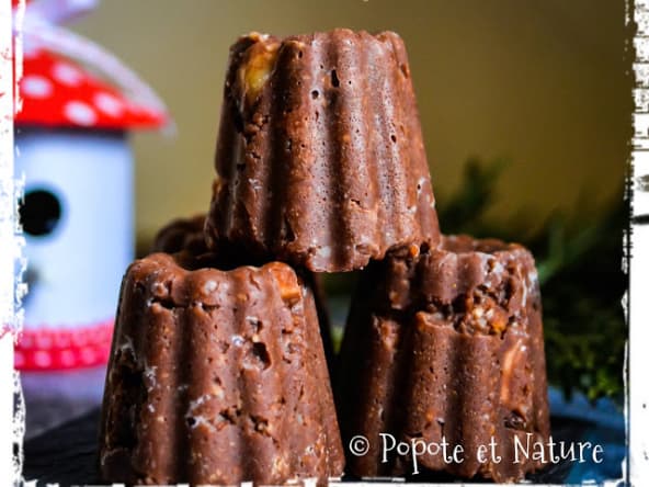 Cannelés façon rochers au chocolat