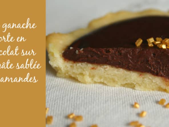 Tarte au chocolat grand cru et amandes