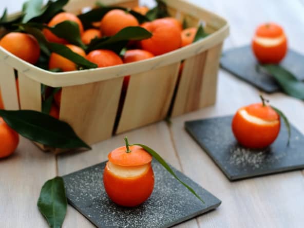 Clémentines givrées pour le réveillon